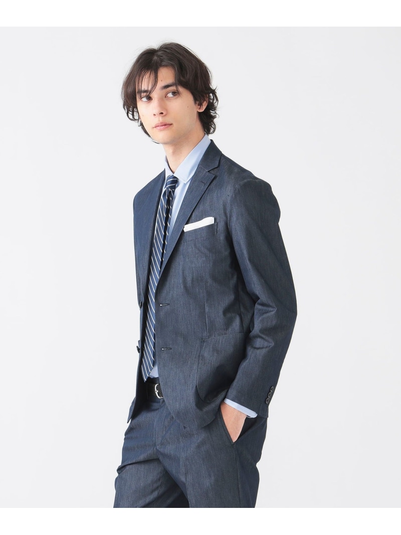 B:MING by BEAMS セットアップ　デニムライク　インディゴ B:MING by BEAMS セットアップ デニムライク インディゴ