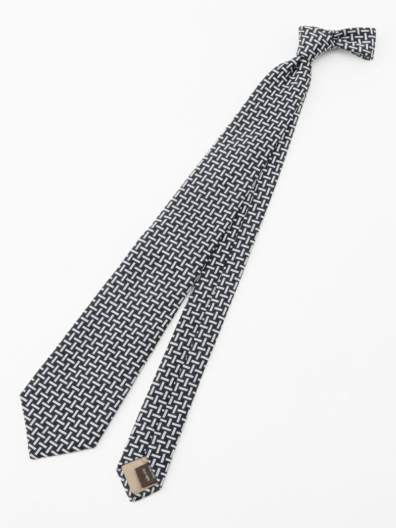 在庫有 Paul Stuart モノグラム柄タイ ポール スチュアート ファッショングッズ ネクタイ 蝶ネクタイ ネイビー オレンジ 送料無料 コンビニ受取対応商品 Gsp Sib Ru