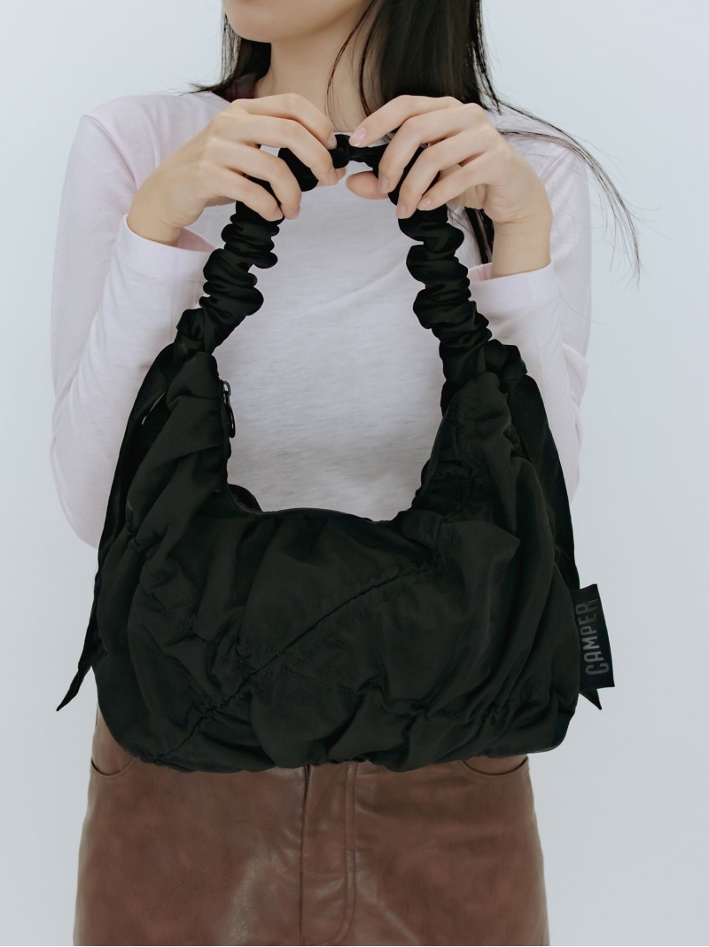 CAMPER [カンペール] ARRUGA ショルダーバッグ カンペール バッグ ショルダーバッグ ブラック【送料無料】｜ Fashion Men