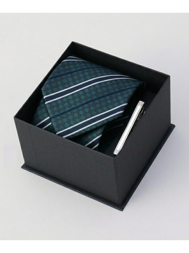 【SALE/10%OFF】COMME CA MEN 【EC雑貨コレクション】ネクタイ&タイピン ギフトBOXセット コムサメン スーツ・フォーマル ネクタイ・蝶ネクタイ グリーン ブラウン レッド グレー ネイビー【RBA_E】【送料無料】| Fashion Men