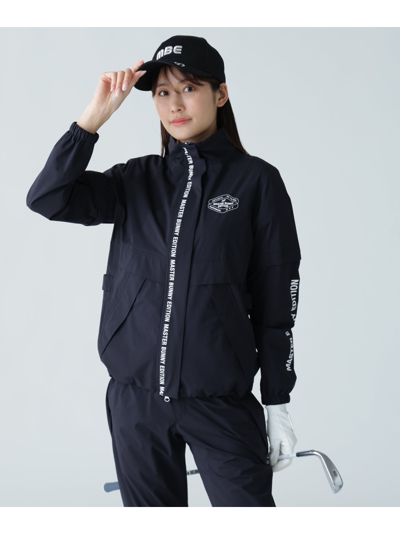 MASTER BUNNY EDITION レインジャケット ＜無地＞ (LADIES) マスターバニーエディション ジャケット・アウター レインコート ブラック ホワイト【送料無料】