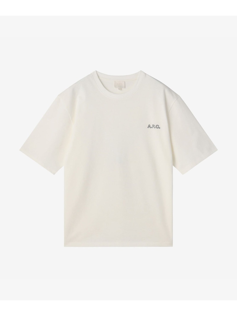 A.P.C. ニュー Outline プルオーバー アー・ぺー・セー トップス カットソー・プルオーバー 白いこと【貨物輸送無料】