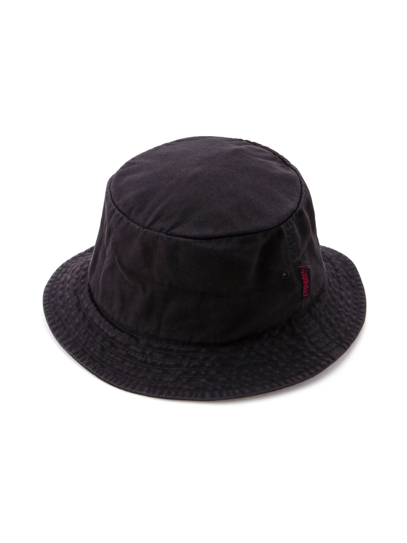 【SALE／5%OFF】GRAMICCI GRAMICCI/(U)TWILL PACKABLE BUCKET レアリゼ 帽子 ハット ブラック ベージュ【RBA_E】【送料無料】