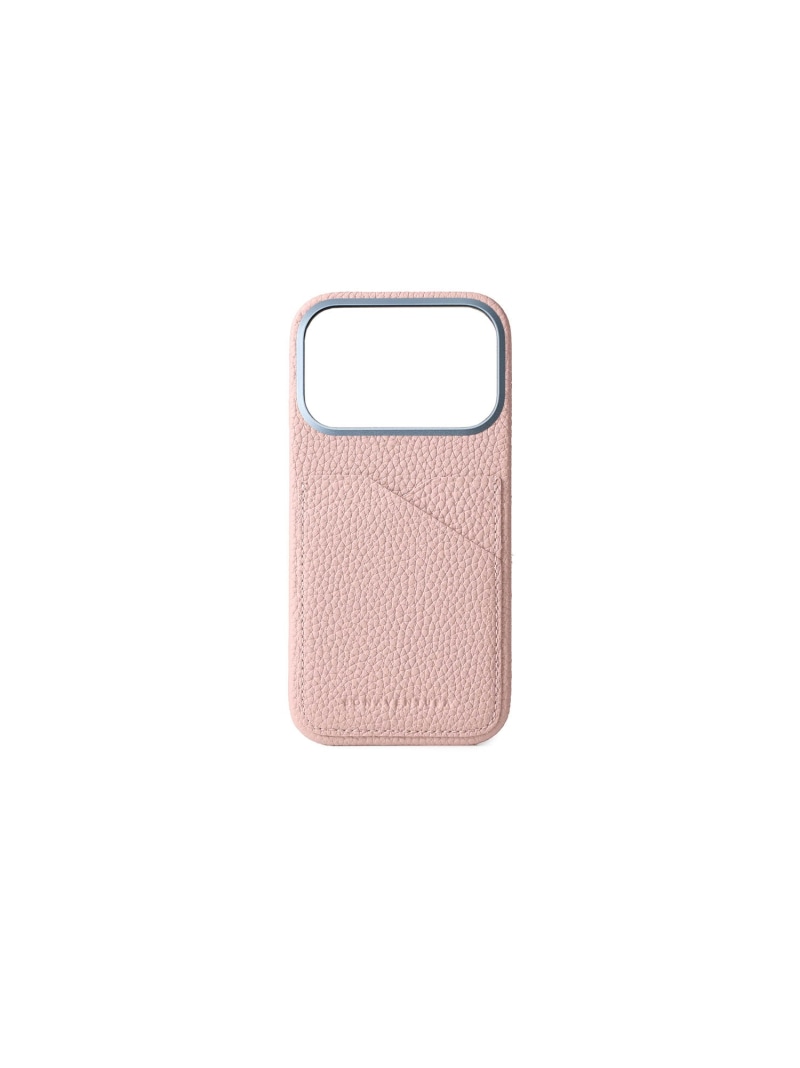 BONAVENTURA (iPhone 17 Pro) バックカバーケース シュリンクレザー ボナベンチュラ スマホグッズ・オーディオ機器 スマホ・タブレット・PCケース/カバー パープル ピンク【送料無料】| Fashion Men