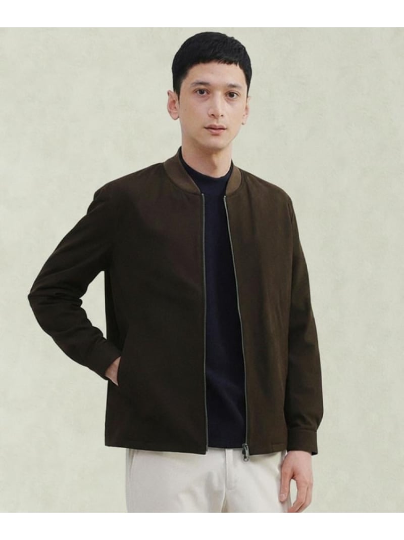【SALE／45%OFF】TAKEO KIKUCHI アマレッタ(R)スウェード MA-1 ブルゾン タケオキクチ ジャケット・アウター ブルゾン・ジャンパー ベージュ ブラウン【RBA_E】【送料無料】