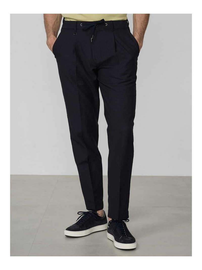 Aquascutum MEN TEC.3 Dot Air Seersucker Pants アクアスキュータム パンツ スラックス・ドレスパンツ ネイビー ブラック ブルー ベージュ【送料無料】