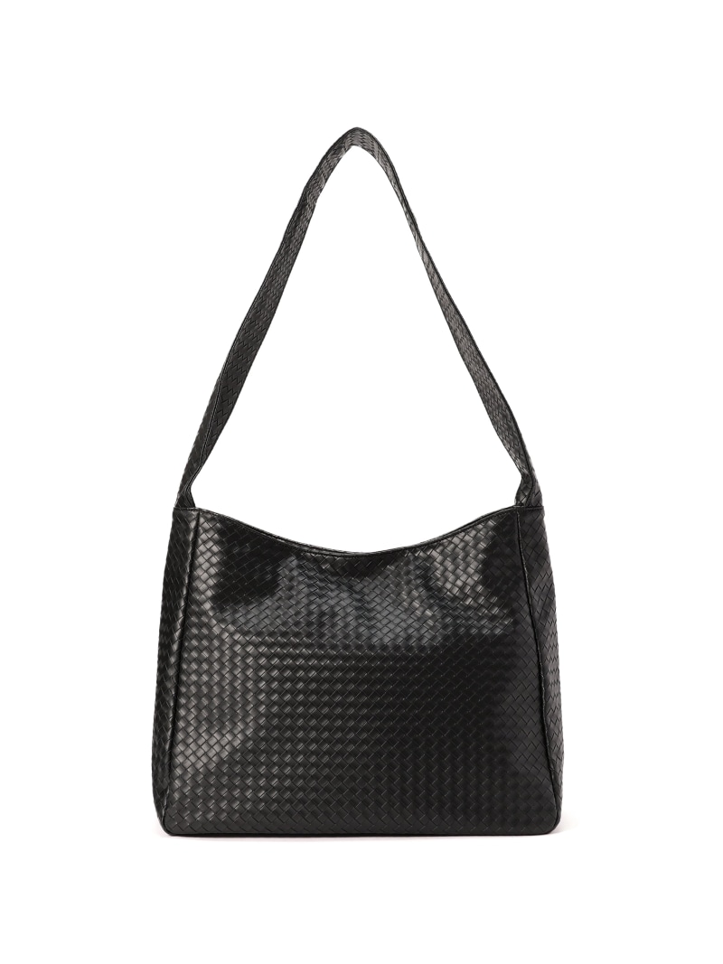 LHP DankeSchon/ダンケシェーン/FAUX LEATHER WOVEN BAG エルエイチピー バッグ その他のバッグ ブラック ブラウン【送料無料】