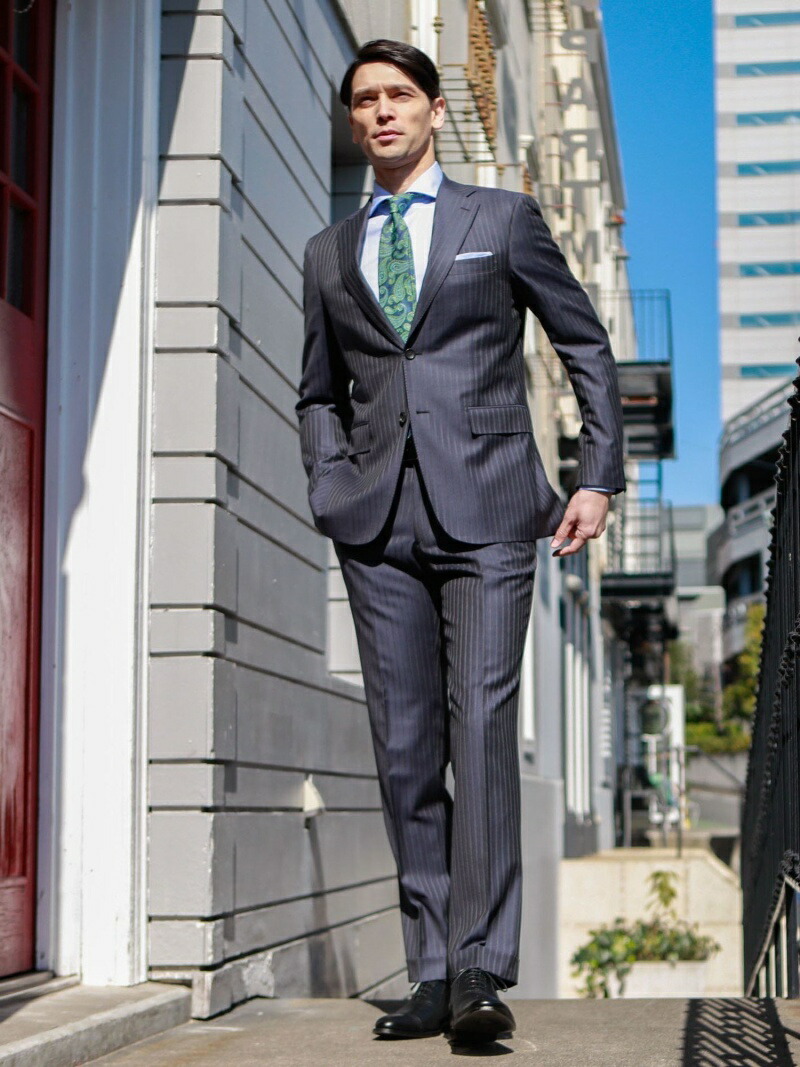 全ての 楽天市場 Sale 24 Off Paul Stuart Eastgate Model グレイブルーストライプウールシャンブレースーツ セットアップ ポール スチュアート ビジネス フォーマル セットアップスーツ ネイビー Rba E 送料無料 Rakuten Fashion Men 注目ブランド