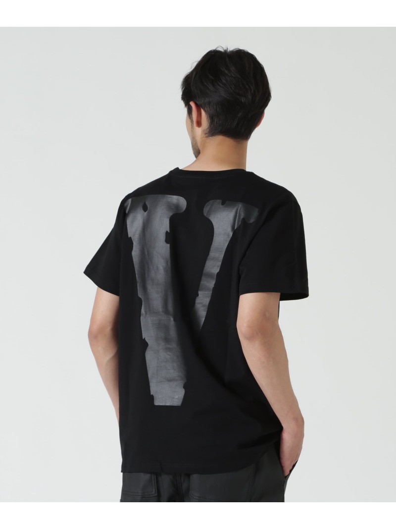 ROYAL FLASH VLONE/ヴィーロン/CLASSIC LOGO-VLONE TEE ロイヤル閃光電球 トップス カットソー・プルオーバー 黒いこと【貨物輸送無料】