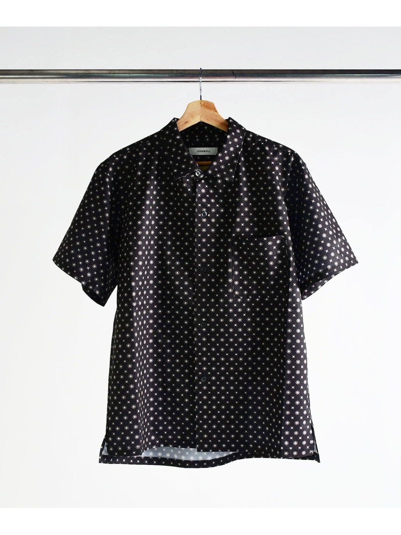 【SALE／30%OFF】Johnbull Private labo COOLDOTSR プリントシャツ ジョンブルプライベートラボ トップス シャツ・ブラウス ブラック【RBA_E】【送料無料】