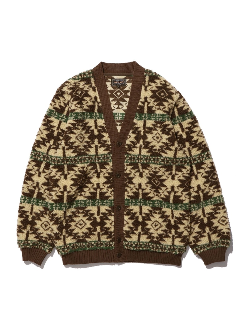 楽天市場】【SALE／70%OFF】BEAMS LIGHTS / ネイティブ柄 ボアフリース