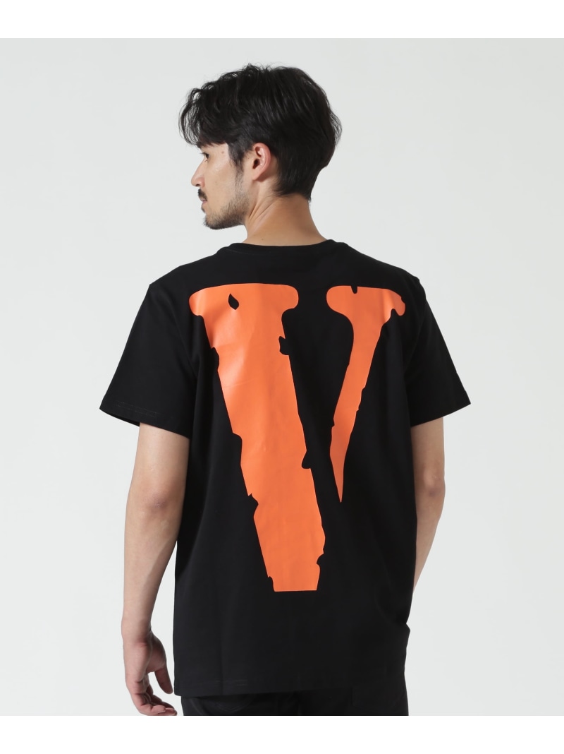 ROYAL FLASH VLONE/ヴィーロン/CLASSIC LOGO-FRIENDS TEE ロイヤル閃光電球 トップス カットソー・プルオーバー 黒いこと【貨物輸送無料】