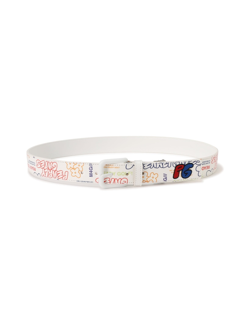 PEARLY GATES ロゴ×花柄ベルト (UNISEX) パーリーゲイツ ファッション雑貨 ベルト【送料無料】