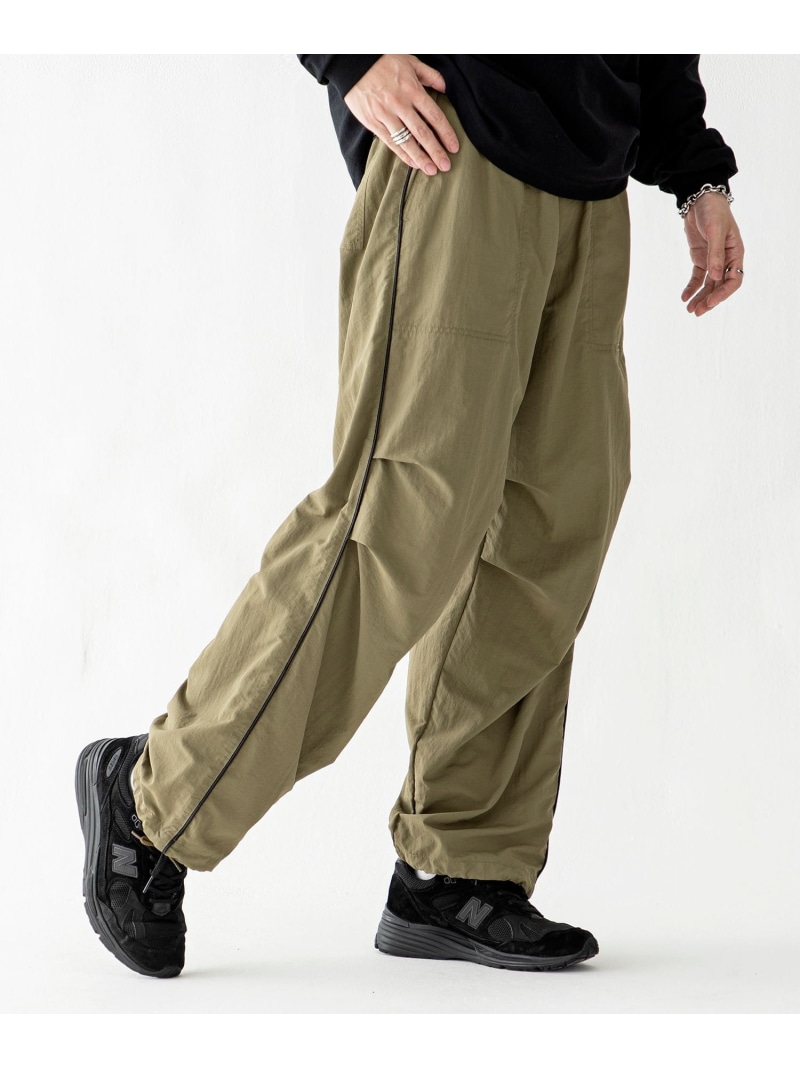 BAYFLOW 【EF(エフ)】リラックスイージーパンツ(MEN) ベイフロー パンツ その他のパンツ カーキグリーン【送料無料】
