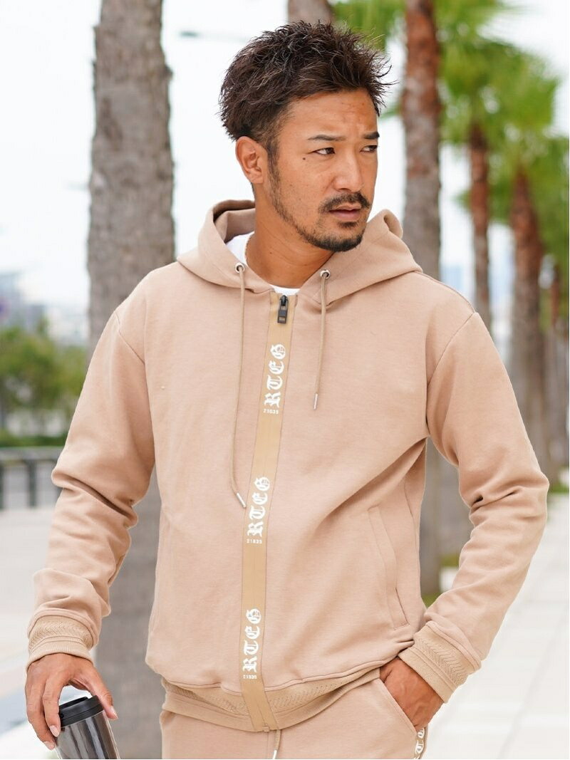 Retro Engine Retro Engine/(M)RTEG/O.E Zip Hoodie アダムスジャグラー トップス パーカー・フーディー グレー ブラック ベージュ【送料無料】｜ Fashion Men