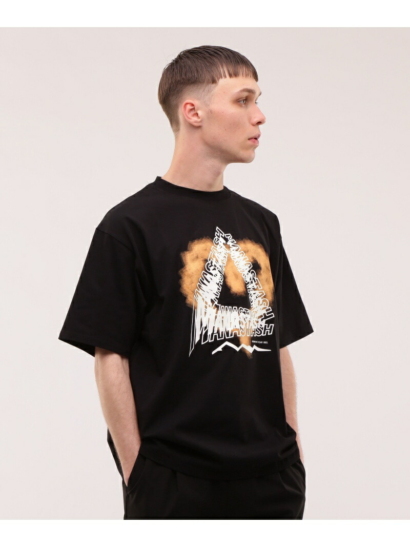 MANASTASH MANASTASH/マナスタッシュ/CiTee TRIANGLE Tシャツ マナスタッシュ トップス カットソー・Tシャツ ホワイト ブラック グリーン【送料無料】