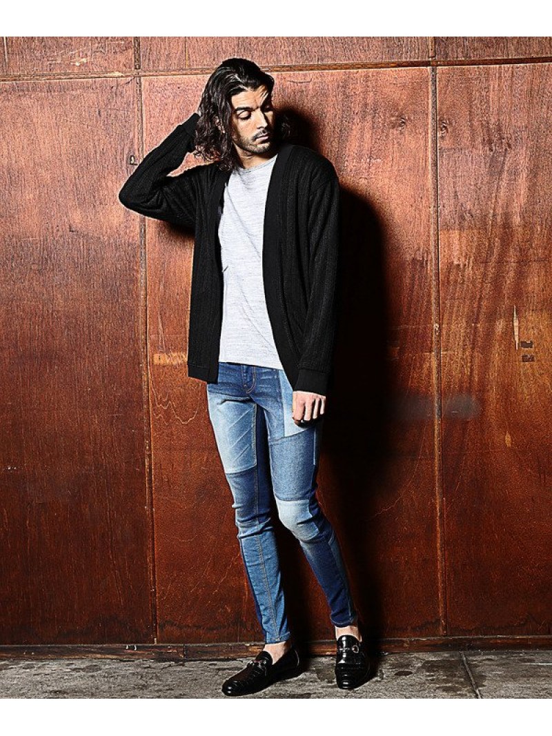 Rattle Trap メンズ フクレジャガードカーディガン