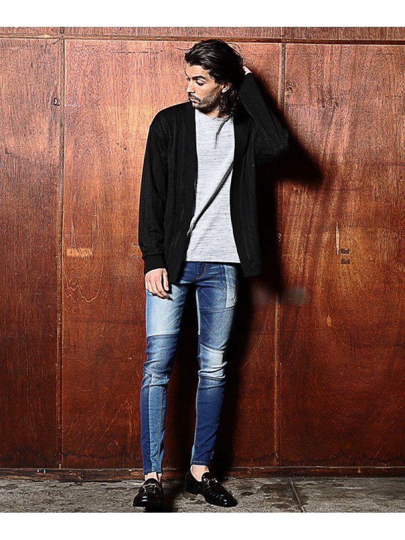 Rattle Trap メンズ フクレジャガードカーディガン