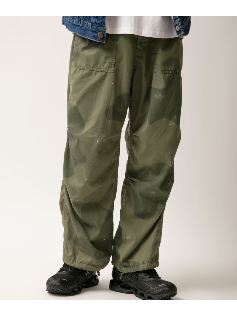 【SALE／40%OFF】Johnbull Johnbull/(M)ハードワーカージャーマンカーゴパンツ ジョンブルプライベートラボ パンツ カーゴパンツ グリーン ベージュ【RBA_E】【送料無料】｜ Fashion Men