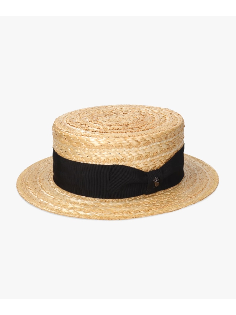 arth arth HANAMUGI BOATER HAT / アース オーバーライド 帽子 ハット ホワイト【送料無料】| Fashion Men