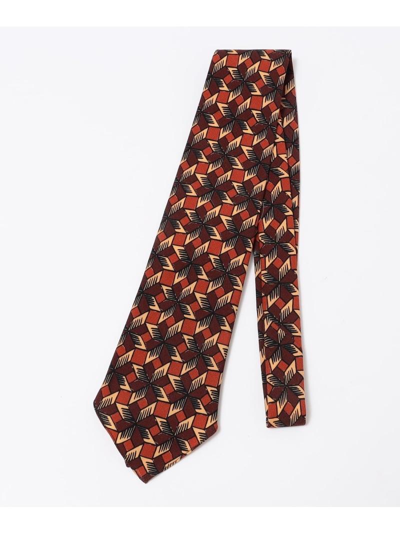 【SALE／55%OFF】SHIPS MEN Fratelli Luigi: ダイア コモン ウール プリント ネクタイ シップス スーツ・フォーマル ネクタイ・蝶ネクタイ ネイビー ブラウン【RBA_E】【送料無料】｜ Fashion Men