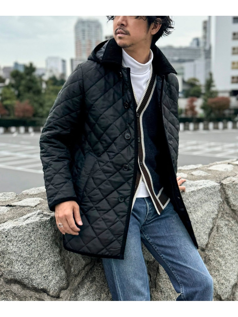 【SALE／40%OFF】NOLLEY goodman 【Traditional weatherwear】別注 DERBY HOOD キルティングジャケット 25AW ノーリーズ ジャケット・アウター ブルゾン・ジャンパー ブラック ネイビー【RBA_E】【送料無料】