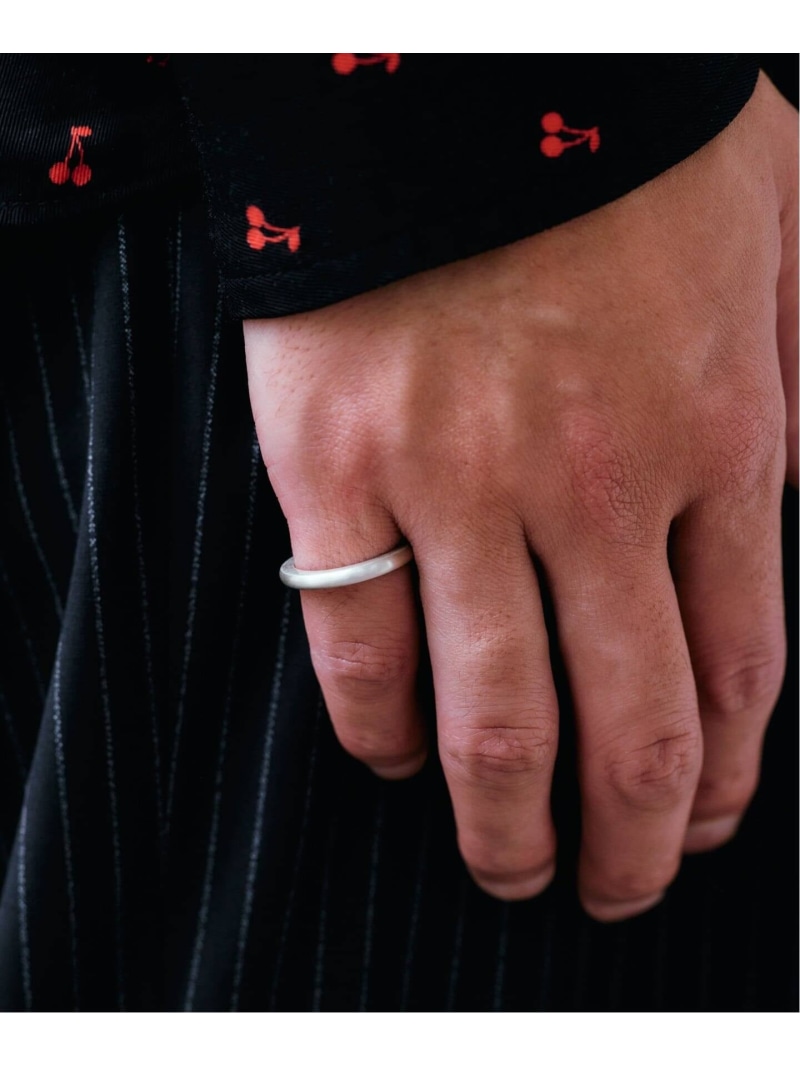 WORLDLY-WISE 【BYSMITH / バイスミス】SATIN 25粍 925 RING:輪っか ワールドリーワイズ 佩び物・ウォッチ 輪っか・指環 しろがね色【貨物輸送無料】