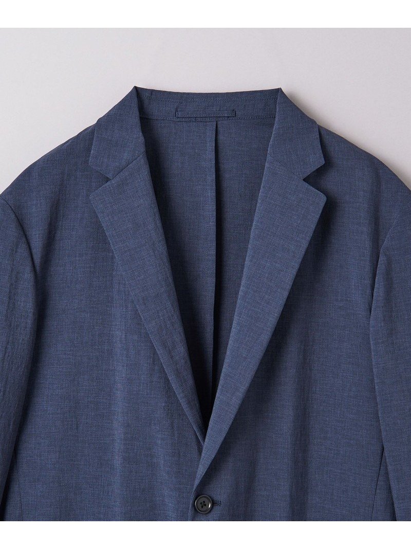 UNITED ARROWS リネンライク シングル2ボタン ジャケット COZY 