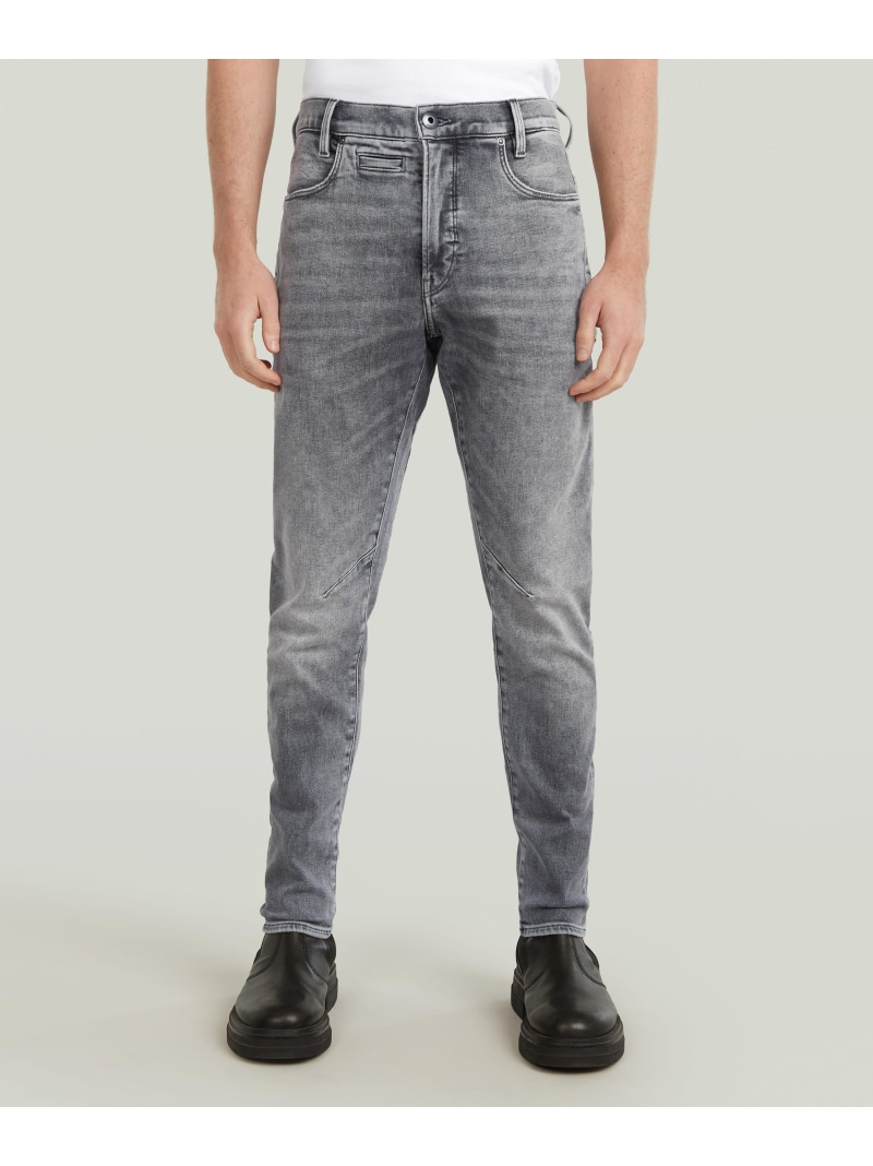 G-Star RAW 【公式ショップ】D-STAQ 3D SLIM JEANS/ヴィンテージライク立体裁断スリムテーパードジーンズ ジースターロゥ パンツ ジーンズ・デニムパンツ グレー【送料無料】