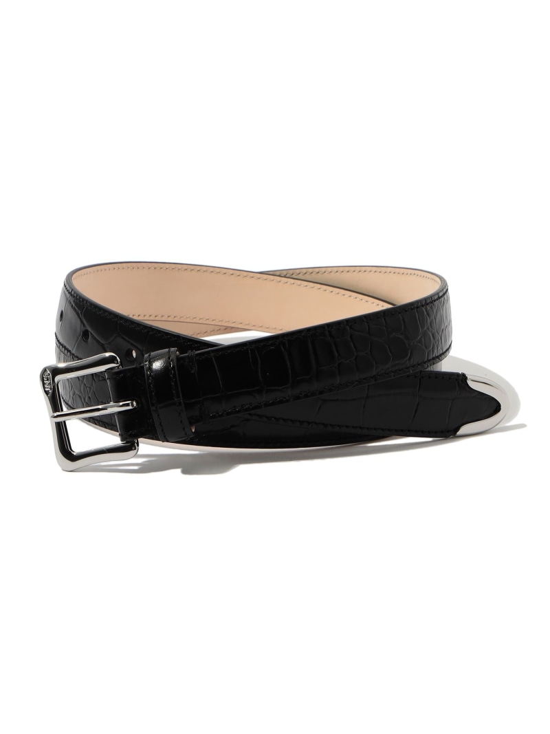 TOMORROWLAND GOODS J&M DAVIDSON ENVELOPE BUCKLE TIP END 25MM トゥモローランド ファッション雑貨 ベルト ブラック【送料無料】