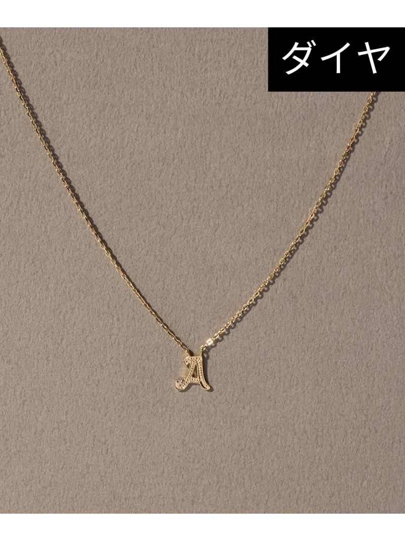JUPITER 【SV】イニシャルダイヤモンドネックレス ゴールド ジュエルアディクト アクセサリー・腕時計 ネックレス ブラウン ベージュ レッド シルバー【送料無料】 14,454円