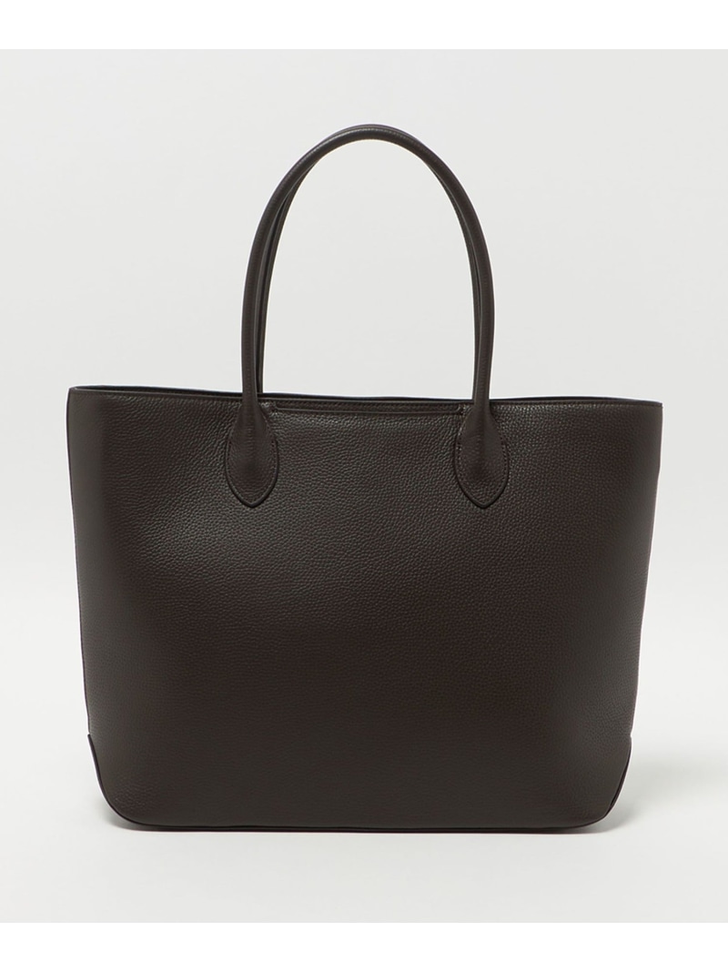 UNITED ARROWS なめし革 トートバッグ ユナイテッドアローズ 御徒面子 トートバッグ 赤銅色 黒いこと【貨物輸送無料】