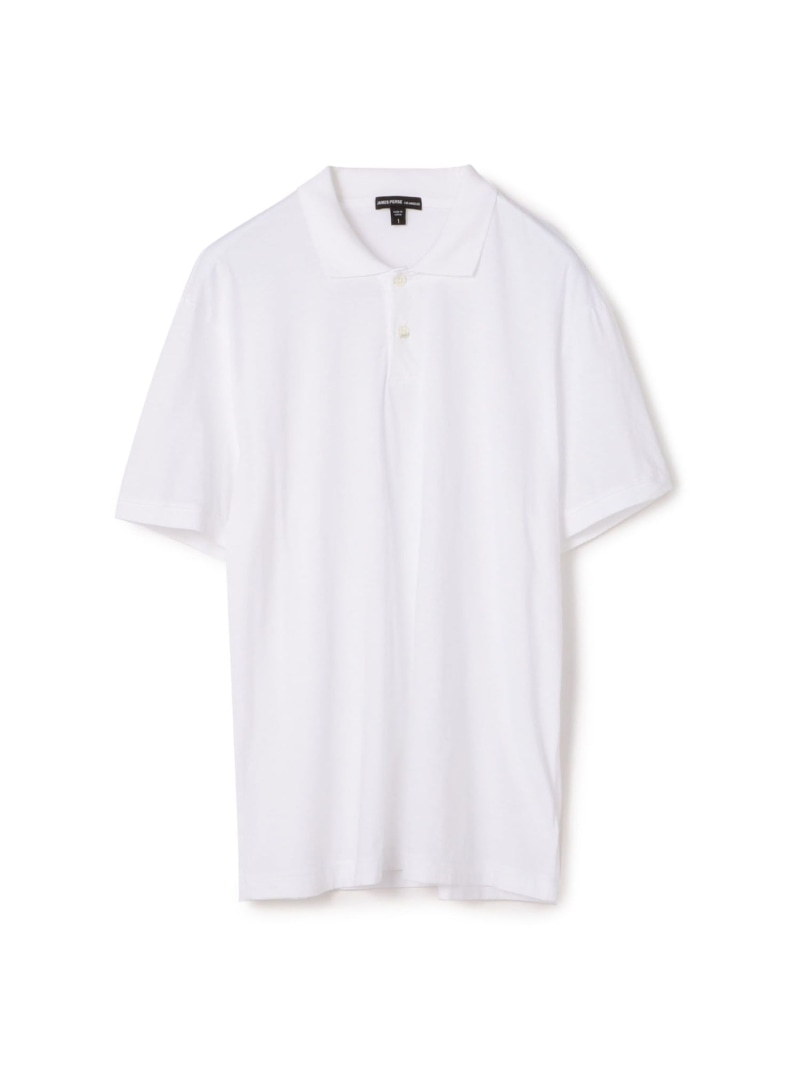 JAMES PERSE リュクス ジャージーポロシャツ MELJ3293 トゥモローランド トップス カットソー・Tシャツ ブラック ホワイト グレー【送料無料】｜ Fashion Men