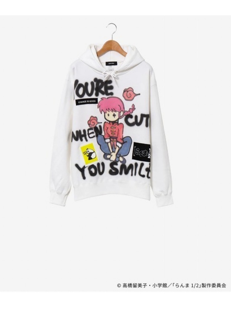 ROYAL FLASH らんま1/2 Paint Hoodie / らんま ロイヤルフラッシュ トップス パーカー・フーディー ホワイト【送料無料】｜ Fashion Men 22,792円