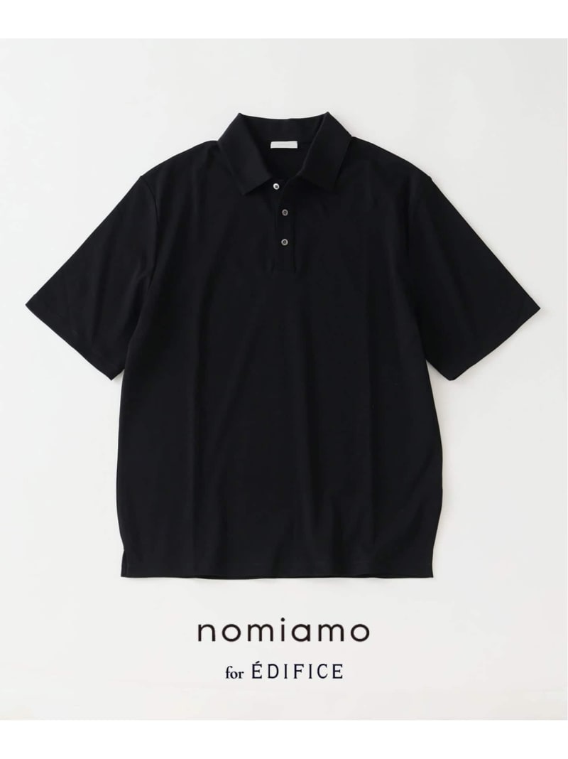 【SALE／30%OFF】EDIFICE nomiamo (ノミアモ) 別注 スヴィンコットン WDF ポロシャツ エディフィス トップス ポロシャツ ベージュ ホワイト ネイビー ブラック【RBA_E】【送料無料】｜ Fashion Men
