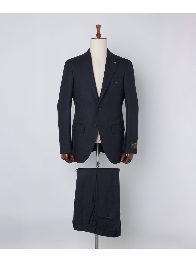 【SALE／30%OFF】SHIPS MEN SHIPS: VITALE BARBERI CANONICO 120'S フランネル スーツ シップス スーツ・フォーマル セットアップスーツ ネイビー【RBA_E】【送料無料】