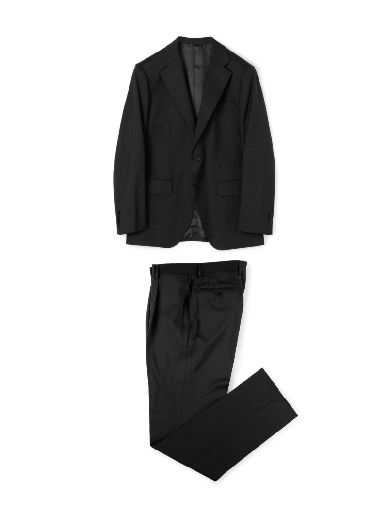 【SALE／50%OFF】TOMORROWLAND MEN ストレッチウール シングルブレステッド2Bスーツ トゥモローランド スーツ・フォーマル セットアップスーツ ネイビー カーキグリーン グレー【RBA_E】【送料無料】