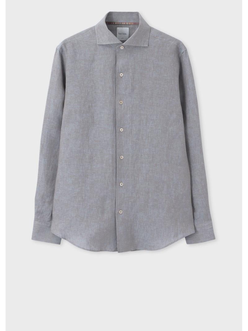 Paul Smith カラーリネン カジュアルシャツ ポール・スミス トップス シャツ・ブラウス ベージュ パープル ブラック【送料無料】 20,878円