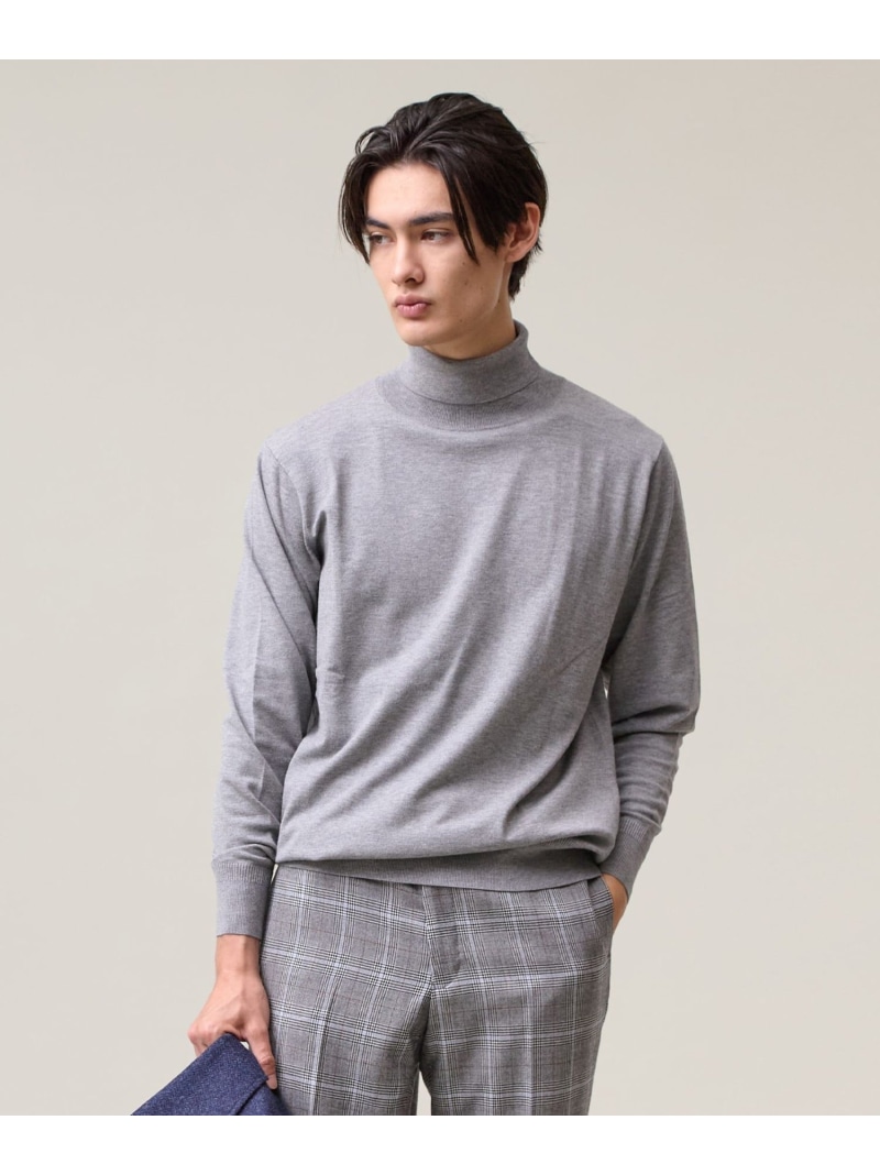 【SALE／20%OFF】J.PRESS 品好意をもって生あたたかいで首元からかっこ良いに【伸ばすこと / イージーケア】【FLEX YARN】タートルネック 編み物 ジェイ押し付ける トップス 編み物 赤銅色 黒いこと【RBA_E】【貨物輸送無料】 メンズファッション-ニット・セーター