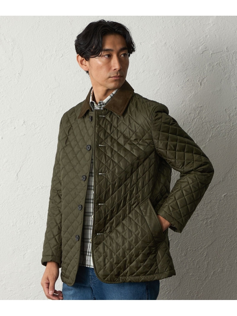 【SALE／40%OFF】BAKER STREET キルティングブルゾン ベイカー・ストリート ジャケット・アウター ブルゾン・ジャンパー グリーン ネイビー【RBA_E】【送料無料】