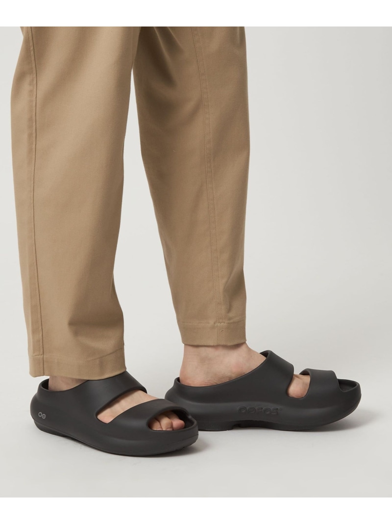 UNITED ARROWS green label relaxing <OOFOS>OOYEA サンダル ユナイテッドアローズ グリーンレーベルリラクシング シューズ・靴 サンダル ブラック【送料無料】| Fashion Men