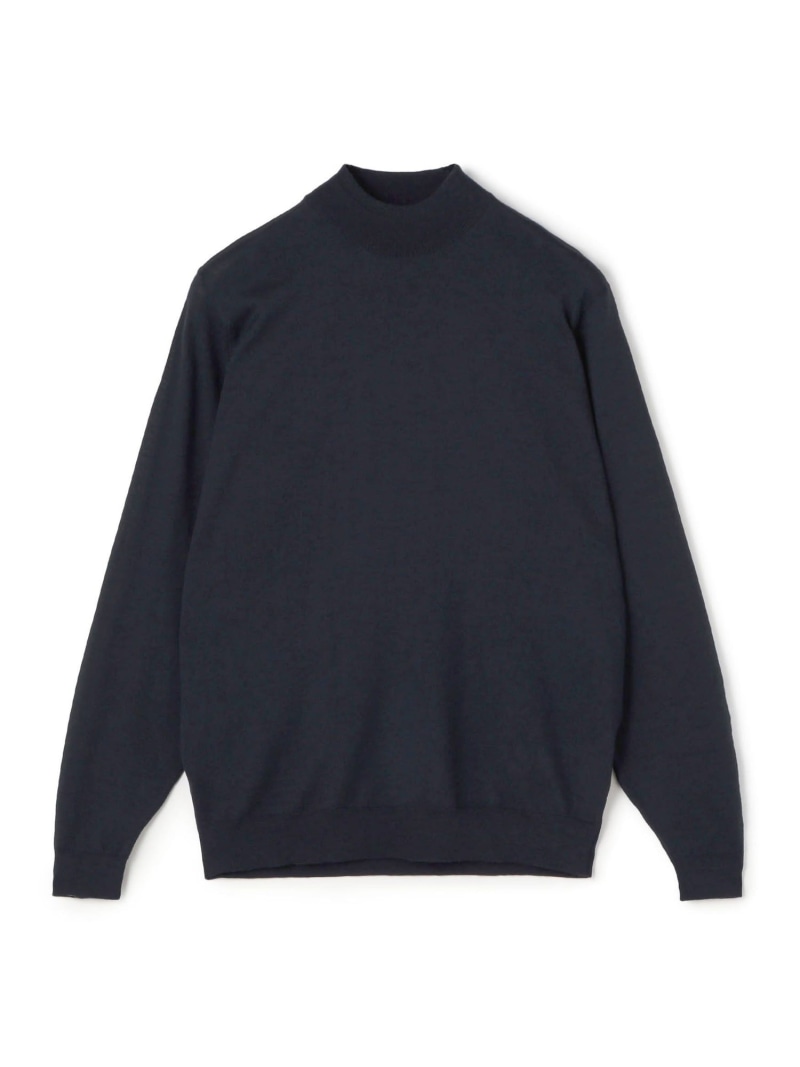 TOMORROWLAND BUYING WEAR JOHN SMEDLEY KILDAY メリノウール モックネックプルオーバーニット トゥモローランド トップス ニット レッド【送料無料】
