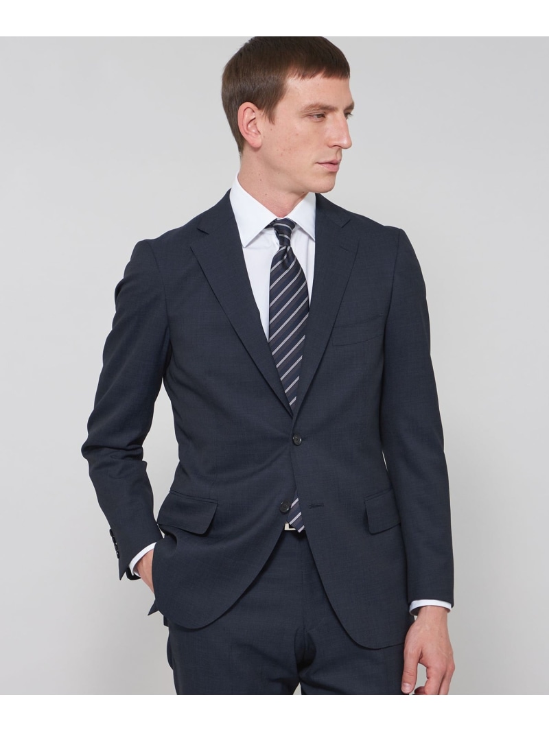 MACKINTOSH LONDON 【NEW BRIDGE】【NEW BRIDGE】Super110\u0027s ピンドットスーツ マッキントッシュ 英国の首都 背広・フォーマル 背広上衣 米国海軍 赤銅色【貨物輸送無料】