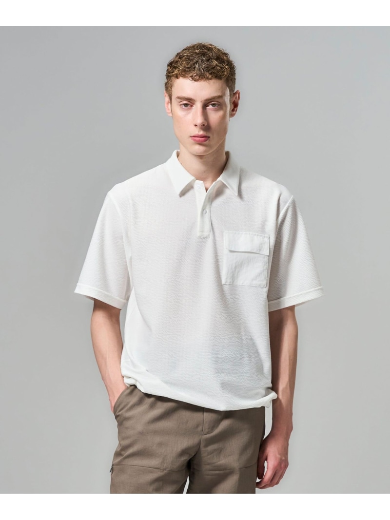 JOSEPH HOMME 【新原料品】リップルテックジャージー スポーツシャツ ジョゼフ オム トップス スポーツシャツ 白いこと 黒いこと 米国海軍【貨物輸送無料】