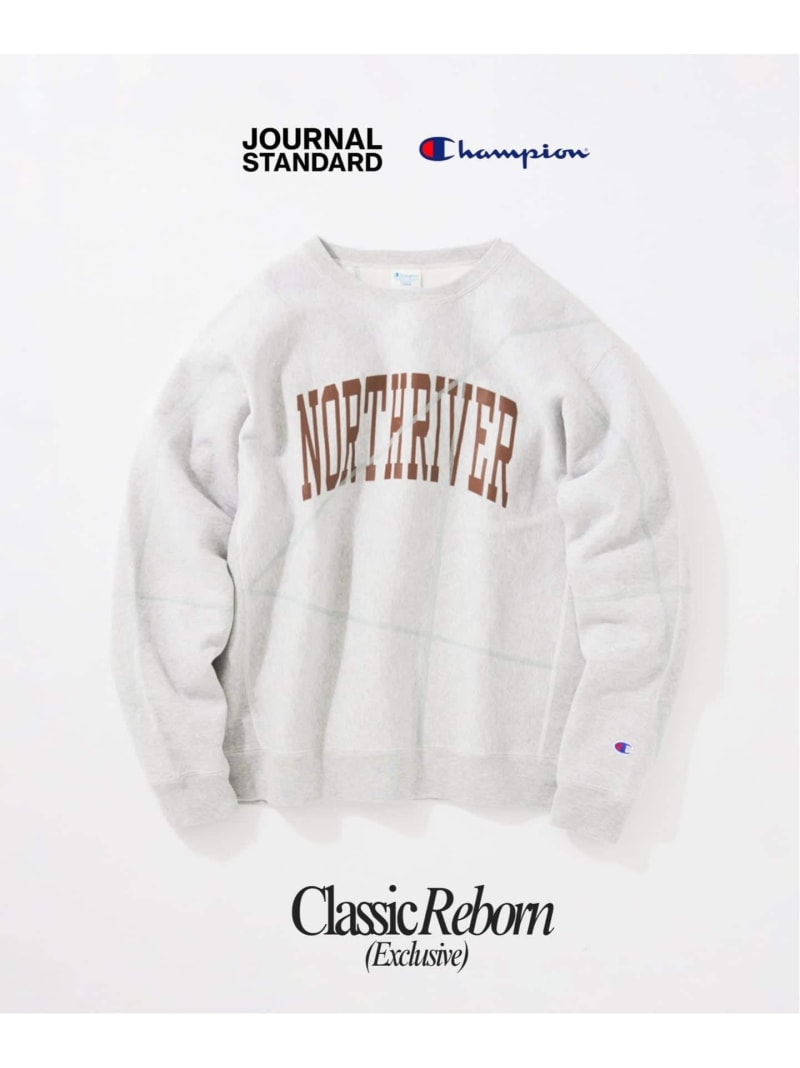 JOURNAL STANDARD CHAMPION / はやりっ子 for JS 編み目 刷り上げる 流汗 逐次刊行物 判定基準 トップス スウェット・トレーナー 薄墨色 黒いこと 米国海軍【貨物輸送無料】