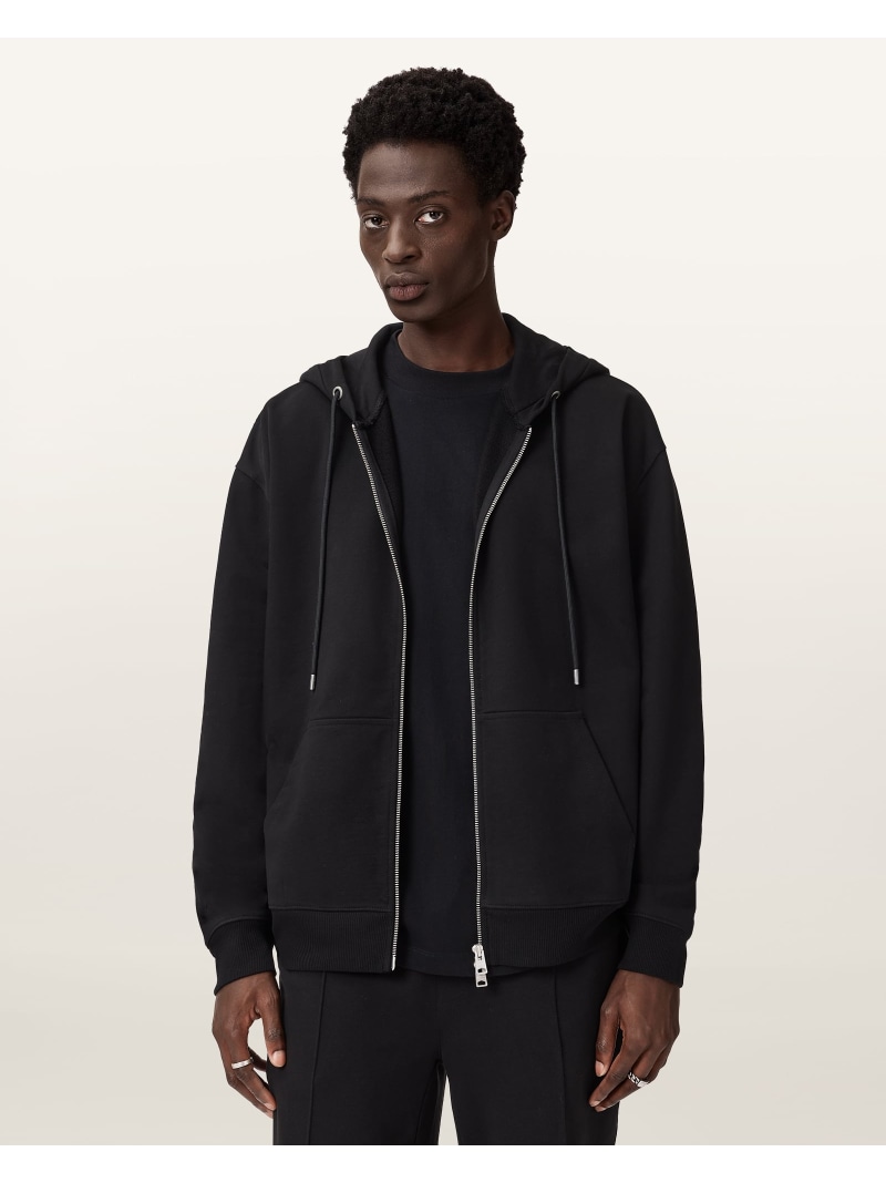 【SALE/30%OFF】ALLSAINTS (M)MILO ZIP OTH HOODY オールセインツ トップス パーカー・フーディー ブラック【RBA_E】【送料無料】