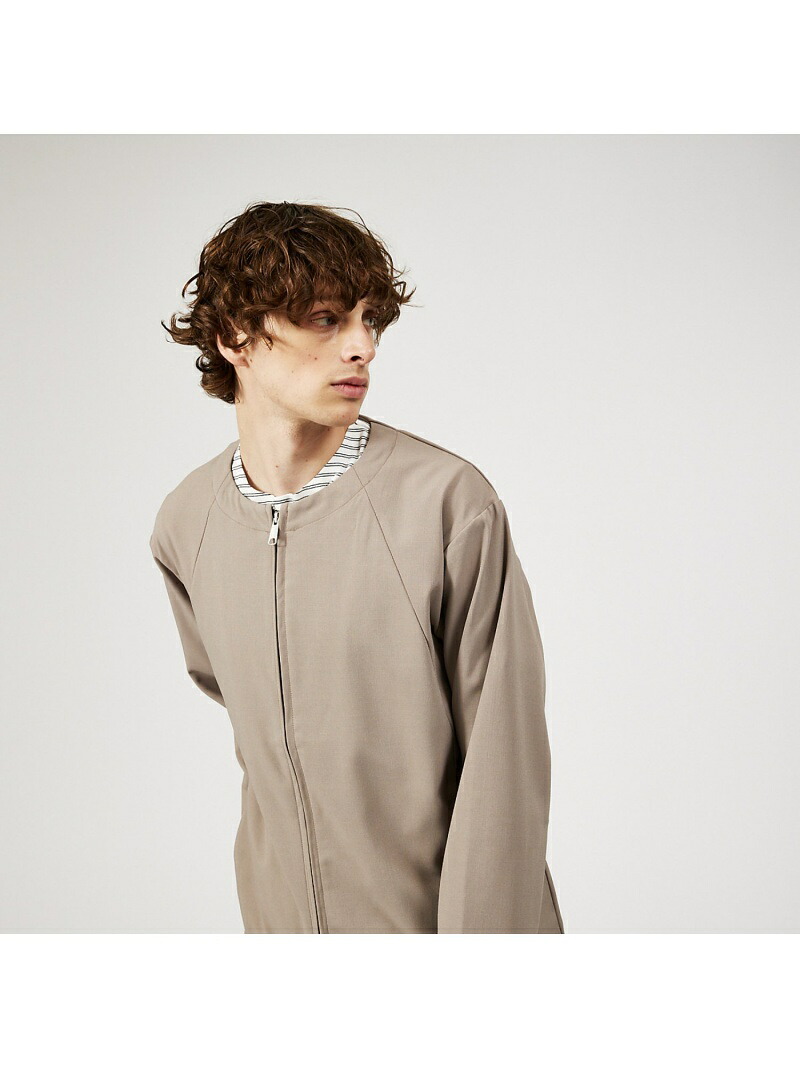 【SALE／30%OFF】ABAHOUSE LASTWORD 【セットアップ相応う】否色合い ジップ  上衣 アバハウス ジャケット・アウター 上衣・前掛け 黒いこと 緑であること 青色 薄墨色【RBA_E】【貨物輸送無料】 コート・ジャケット-メンズファッション