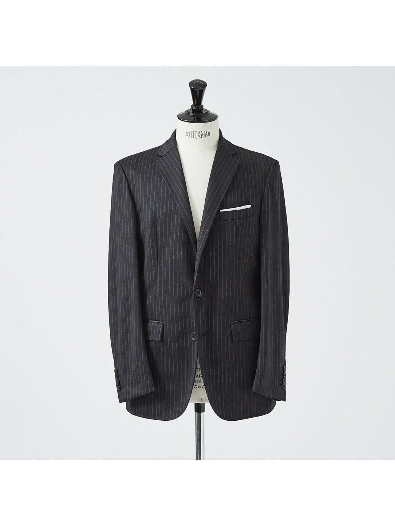 【SALE／50%OFF】DESIGNWORKS 【セットアップ対応】プリントジャージー ジャケット デザインワークス ジャケット・アウター テーラードジャケット・ブレザー ネイビー グレー【RBA_E】【送料無料】
