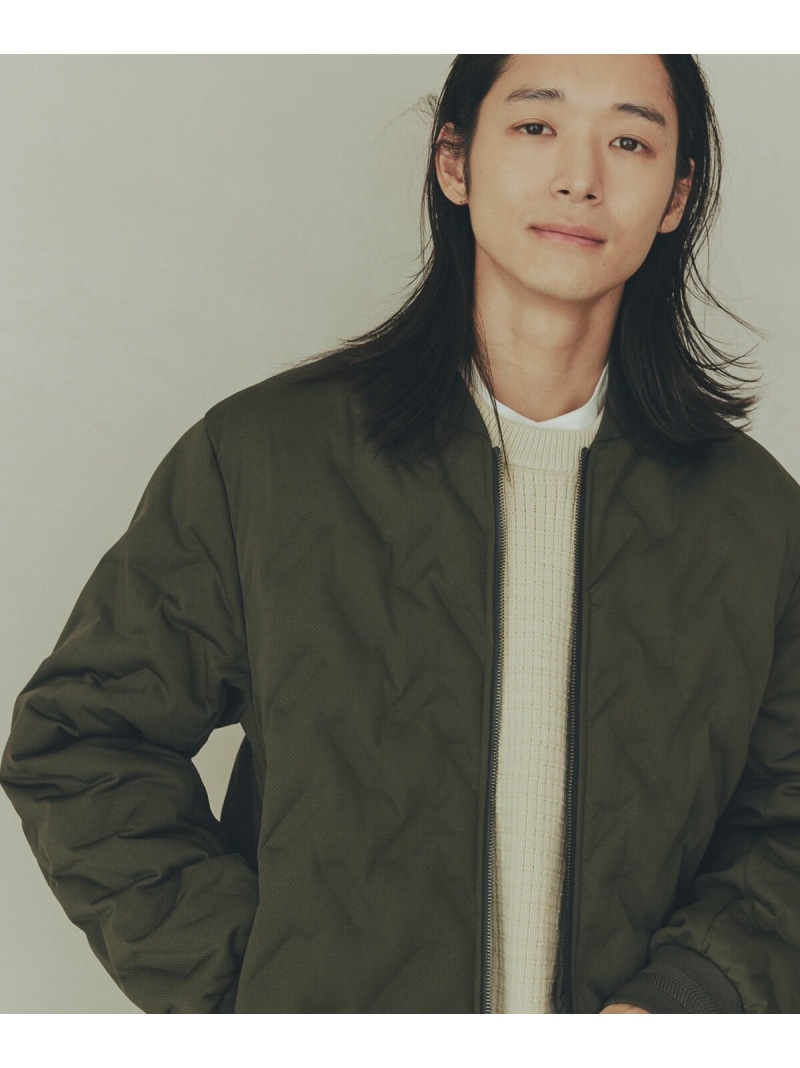 【SALE／19%OFF】COMME CA ISM シームレスダウン MA-1 ブルゾン コムサイズム ジャケット・アウター ダウンジャケット・ダウンベスト カーキグリーン ホワイト ブラック【RBA_E】【送料無料】