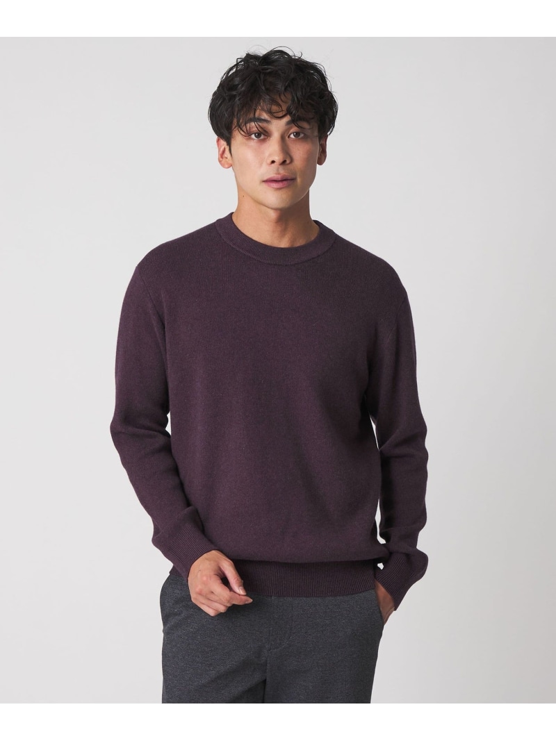 【SALE／30%OFF】a day in the life カシミヤブレンド スムースニット-ウォッシャブル-＜A DAY IN THE LIFE＞ ユナイテッドアローズ アウトレット トップス ニット グレー ベージュ ワインレッド【RBA_E】【送料無料】